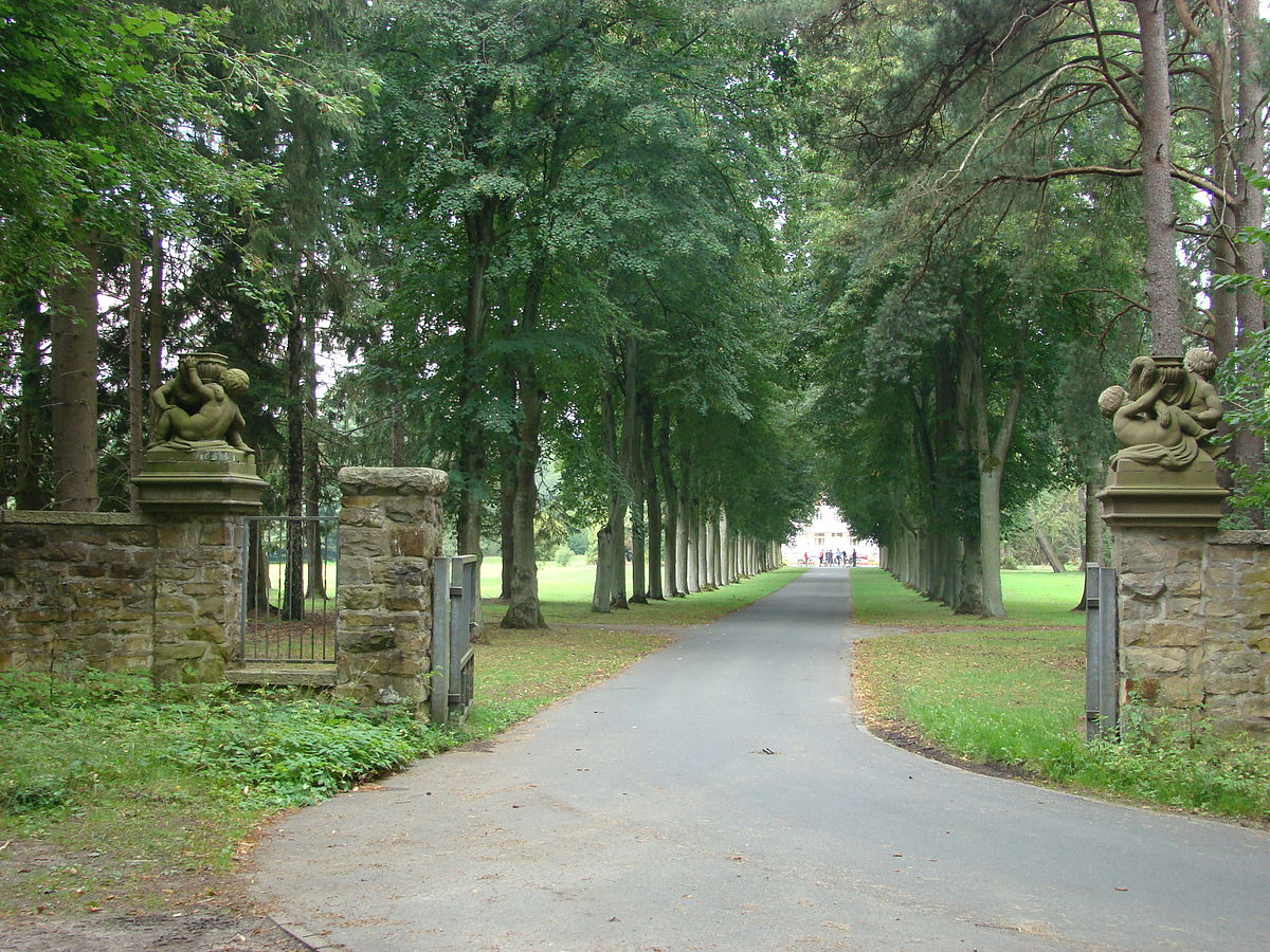 Zufahrtsallee Schloss Bredebeck von Hajotthu NHB